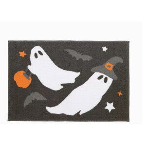 Celebrate Together Halloween Ghost Bath Rug Throw Mat NWT